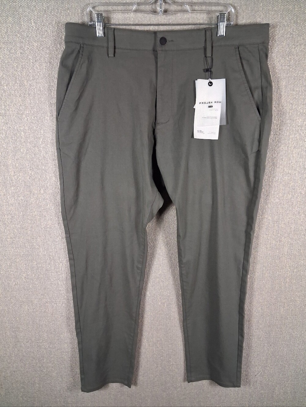 Projek Raw Bungee Flex Pants Mens 38 Moss Classic Fit Stretch Casual Performance